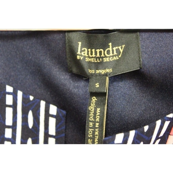 Laundry By Shelli Segal Printed Shift Dress Size S Multi Color Resort Summer - Picture 3 of 4